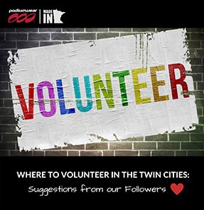 Podiumwear - Where to Volunteer in the Twin Cities - Suggestions from our Instagram Followers