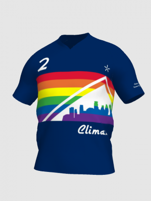 Podiumwear Men's V-Neck Tee (Nordic Skiing) Front View