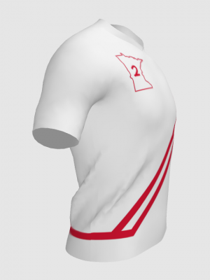 Podiumwear Men's V-Neck Tee (Nordic Skiing) Side View