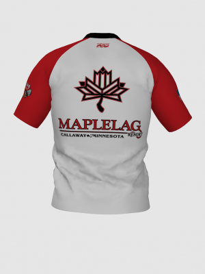 Podiumwear Men's V-Neck Tee (Nordic Skiing) Back View