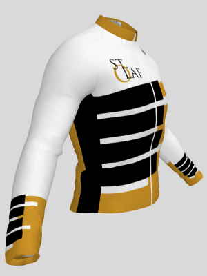 Podiumwear Men's Silver Long Sleeve Jersey