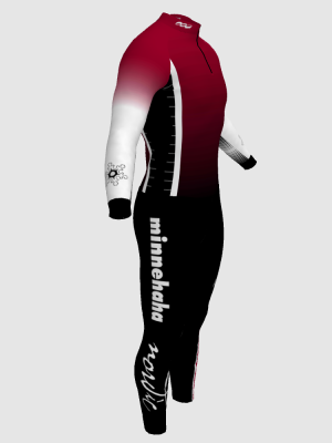 Podiumwear Unisex Bronze Two-Piece Race Suit