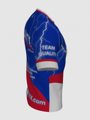 Podiumwear Men's Crew Neck Tee (Running) Side View