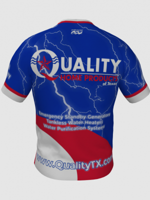 Podiumwear Men's Crew Neck Tee (Running) Back View