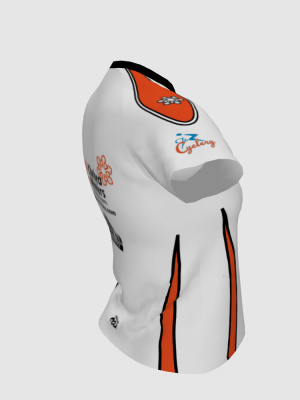 Podiumwear Women's V-Neck Tee (Nordic Skiing) Side View