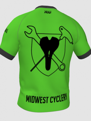 Podiumwear Men's Crew Neck Tee (Running) Back View