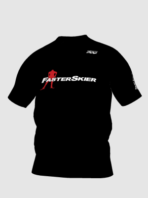 Podiumwear Men's V-Neck Tee (Nordic Skiing) Front View