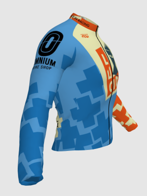 Podiumwear Men's Silver Long Sleeve Jersey