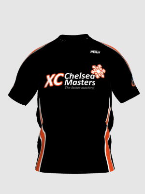 Podiumwear Men's V-Neck Tee (Nordic Skiing) Front View
