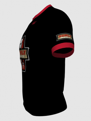 Podiumwear Men's Crew Neck Tee (Running) Side View