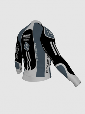 Podiumwear Men's Silver Long Sleeve Jersey