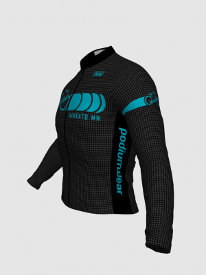 Podiumwear Men's Silver Long Sleeve Jersey