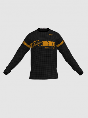 Podiumwear Unisex Silver Long Sleeve Tech Tee - New Fabric 2025!