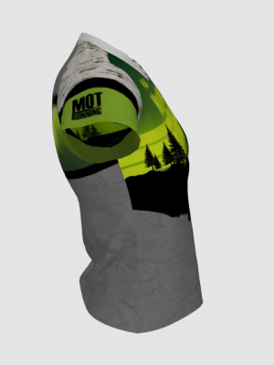 Podiumwear Women's V-Neck Tee (Nordic Skiing) Side View