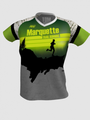 Podiumwear Women's V-Neck Tee (Nordic Skiing) Front View