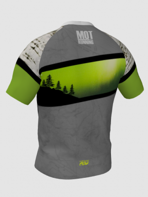 Podiumwear Men's Crew Neck Tee (Running) Back View