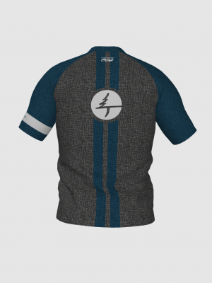 Podiumwear Men's V-Neck Tee (Nordic Skiing) Back View
