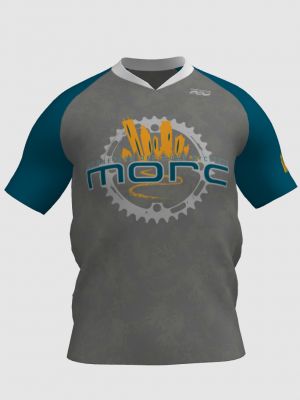 Podiumwear Men's V-Neck Tee (Nordic Skiing) Front View