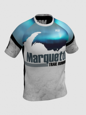 Podiumwear Men's Crew Neck Tee (Running) Front View