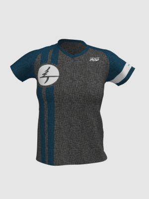 Podiumwear Women's V-Neck Tee (Nordic Skiing) Front View