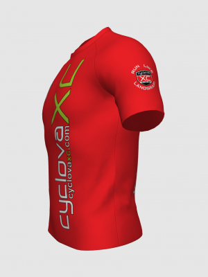 Podiumwear Men's Crew Neck Tee (Running) Side View