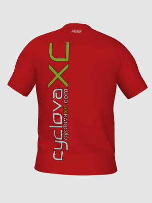 Podiumwear Men's Crew Neck Tee (Running) Back View