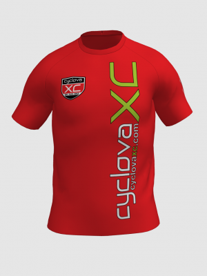 Podiumwear Men's Crew Neck Tee (Running) Front View