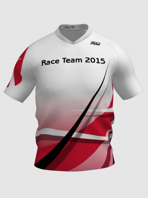 Podiumwear Men's V-Neck Tee (Nordic Skiing) Front View