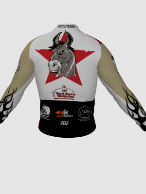 Podiumwear Men's Silver Long Sleeve Jersey