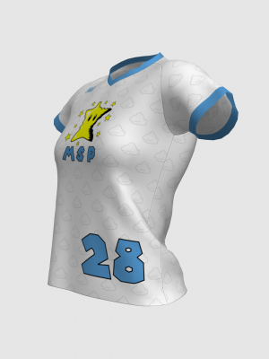 Podiumwear Women's V-Neck Tee (Nordic Skiing) Side View