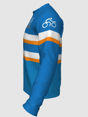 Podiumwear Unisex Silver Long Sleeve Tech Tee - New Fabric 2025!
