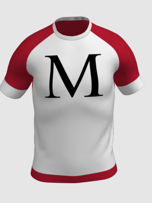 Podiumwear Men's Crew Neck Tee (Running) Front View