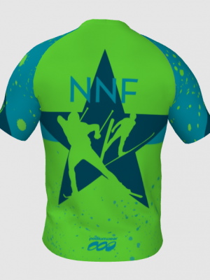 Podiumwear Men's Crew Neck Tee (Running) Back View