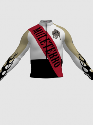 Podiumwear Men's Silver Long Sleeve Jersey