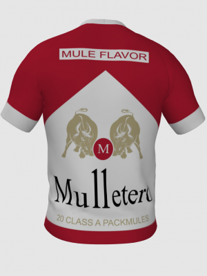 Podiumwear Men's Crew Neck Tee (Running) Back View