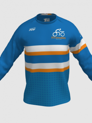 Podiumwear Unisex Silver Long Sleeve Tech Tee - New Fabric 2025!