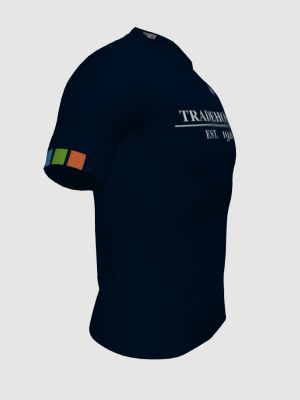 Podiumwear Men's Crew Neck Tee (Running) Side View