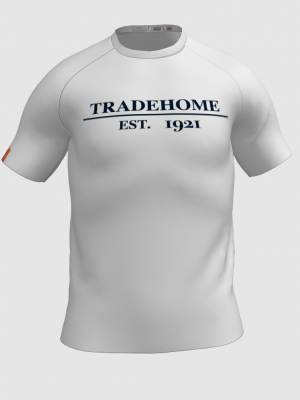 Podiumwear Men's Crew Neck Tee (Running) Front View