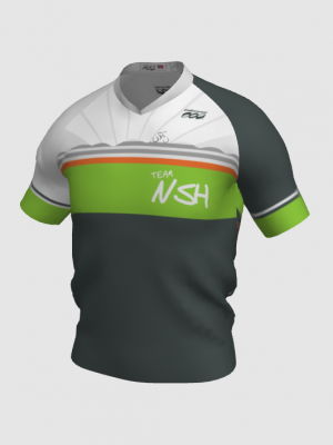 Podiumwear Men's V-Neck Tee (Nordic Skiing) Front View