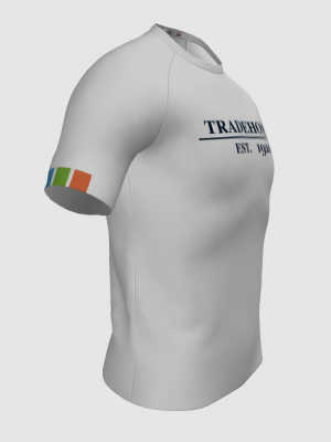 Podiumwear Men's Crew Neck Tee (Running) Side View