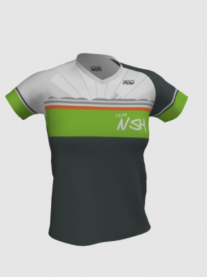 Podiumwear Women's V-Neck Tee (Nordic Skiing) Front View