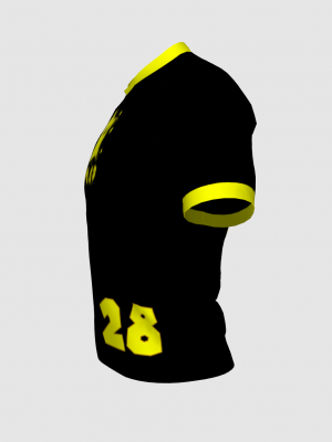 Podiumwear Men's V-Neck Tee (Nordic Skiing) Side View
