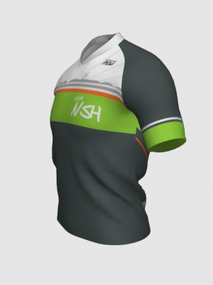 Podiumwear Men's V-Neck Tee (Nordic Skiing) Side View