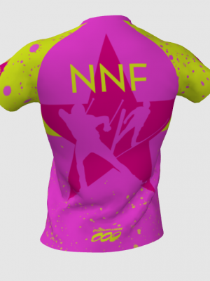 Podiumwear Women's V-Neck Tee (Nordic Skiing) Back View
