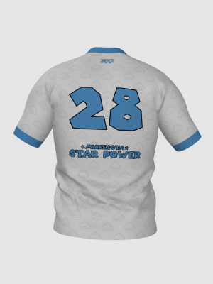 Podiumwear Men's V-Neck Tee (Nordic Skiing) Back View