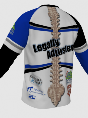 Podiumwear Unisex Silver Long Sleeve Tech Tee - New Fabric 2025!