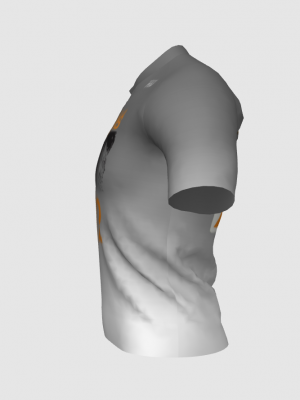Podiumwear Men's V-Neck Tee (Nordic Skiing) Side View