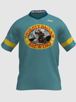 Podiumwear Men's V-Neck Tee (Nordic Skiing) Front View