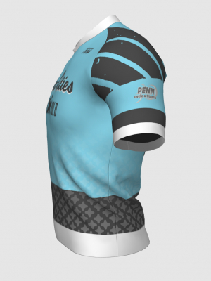 Podiumwear Men's V-Neck Tee (Nordic Skiing) Side View