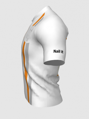 Podiumwear Men's V-Neck Tee (Nordic Skiing) Side View